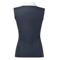 Polo Equithème Mesh Colours SM Marine / bleu / blanc Polo Equithème Mesh Colours SM Marine / bleu / blanc