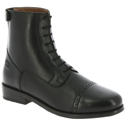 Boots Equithème Deauville à lacets et zip Noir Boots Equithème Deauville à lacets et zip Noir