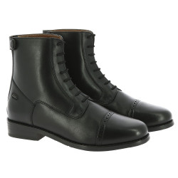 Boots Equithème Deauville à lacets et zip Noir Boots Equithème Deauville à lacets et zip Noir