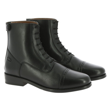 Boots Equithème Deauville à lacets et zip Noir Boots Equithème Deauville à lacets et zip Noir