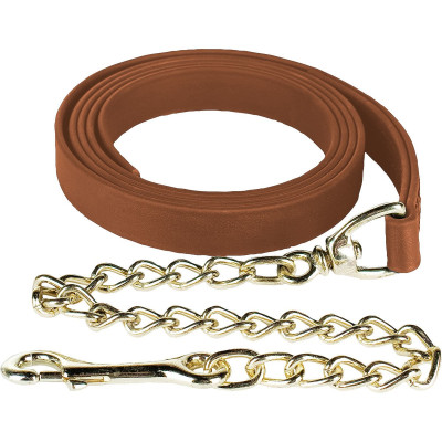 LONGE EN BETA AVEC CHAINE SIMPLE Marron