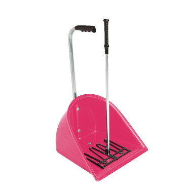 Pelle + râteau à crottins Hippotonic Fuchsia Rose