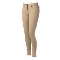 Pantalon Equithème Pro Taupe / blanc Marron