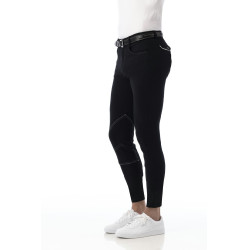 Pantalon Equithème Pro Anthracite / blanc Gris Pantalon Equithème Pro Anthracite / blanc Gris