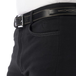Pantalon Equithème Pro Anthracite / blanc Gris Pantalon Equithème Pro Anthracite / blanc Gris