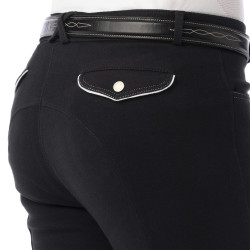 Pantalon Equithème Pro Anthracite / blanc Gris Pantalon Equithème Pro Anthracite / blanc Gris