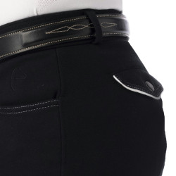 Pantalon Equithème Pro Anthracite / blanc Gris Pantalon Equithème Pro Anthracite / blanc Gris