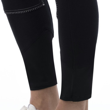 Pantalon Equithème Pro Noir / blanc Pantalon Equithème Pro Noir / blanc