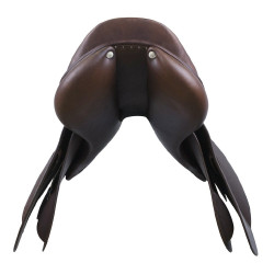 Selle mixte Eric Thomas Élite grainée Havane Marron Selle mixte Eric Thomas Élite grainée Havane Marron
