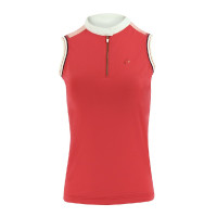 Polo femme Equithème Smoff sans manches Fuchsia Rose Polo femme Equithème Smoff sans manches Fuchsia Rose