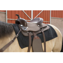 Tapis Westride Navajo coton/acrylique uni Noir Tapis Westride Navajo coton/acrylique uni Noir