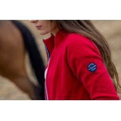 Veste polaire Equithème Lena Cerise Rouge Veste polaire Equithème Lena Cerise Rouge