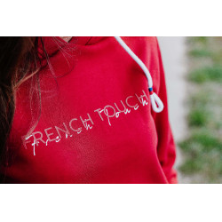 Sweat à capuche Equithème Britney Cerise Rouge Sweat à capuche Equithème Britney Cerise Rouge