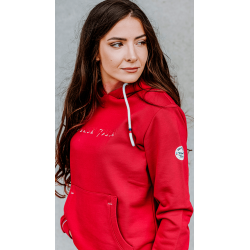 Sweat à capuche Equithème Britney Cerise Rouge Sweat à capuche Equithème Britney Cerise Rouge