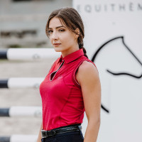 Polo Equithème Sarah Cerise