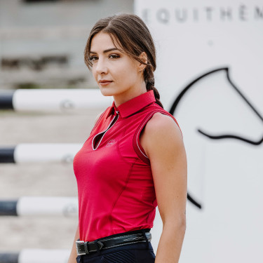 Polo Equithème Sarah sans manches Polo Equithème Sarah sans manches