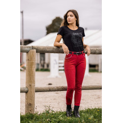 T-shirt Equithème Magali Noir T-shirt Equithème Magali Noir