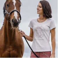 T-shirt Equithème Magali Blanc T-shirt Equithème Magali Blanc