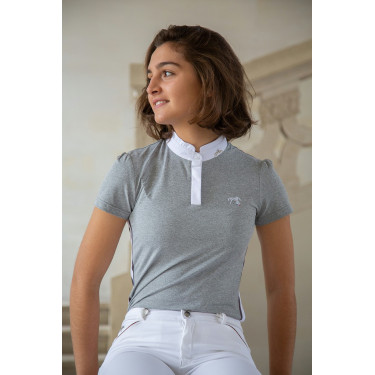 Polo de concours Pénélope Moon Gris Polo de concours Pénélope Moon Gris