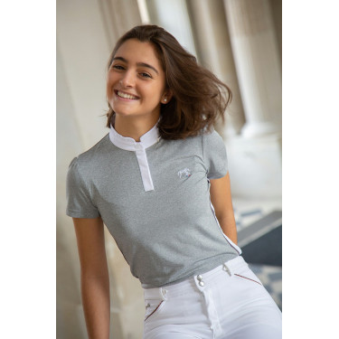 Polo de concours Pénélope Moon Gris Polo de concours Pénélope Moon Gris