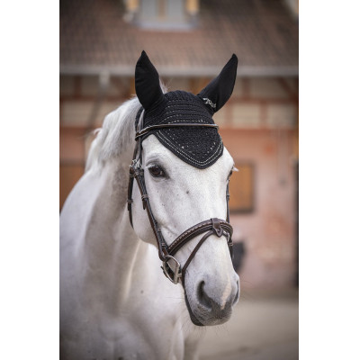 Bonnet pour chevaux New Strass Pénélope Noir