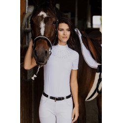 Polo Equithème London Blanc Polo Equithème London Blanc