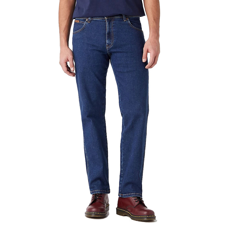 Jean homme Wrangler Texas stretch foncé