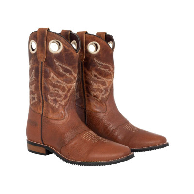 Bottes western Pro-tech style California Marron / chocolat