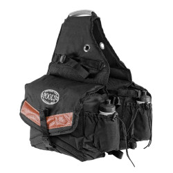 Sacoche de selle arrière rembourrée 2 poches Pool's Noir Sacoche de selle arrière rembourrée 2 poches Pool's Noir