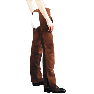 Chaps western Lakota en daim Marron