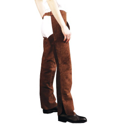 Chaps western Lakota en daim Marron Chaps western Lakota en daim Marron