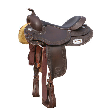 Selle western reining Pool's manteau rond 3010 Selle western reining Pool's manteau rond 3010