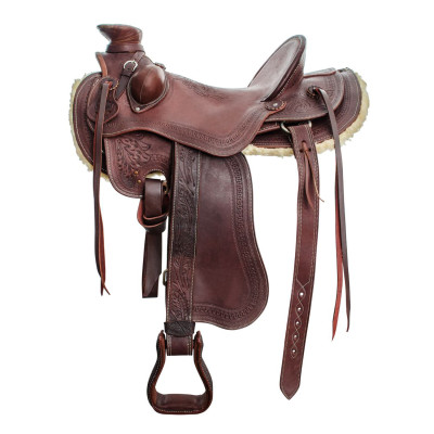 Selle western ranch Lakota SB Marron