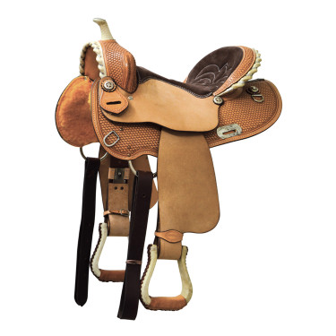 Selle western barrel Denver manteau rond Selle western barrel Denver manteau rond