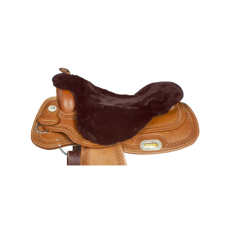 Couvre-siège western mouton Umbria Equitazione