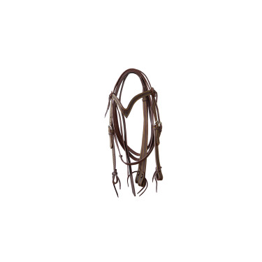 Bridon western Lakota avec rênes Bridon western Lakota avec rênes