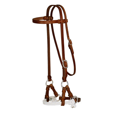 Side-pull western Pool's 2raw en cuir Side-pull western Pool's 2raw en cuir