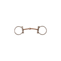 Mors western en D Pool's acier inoxydable embout en cuivre torsadé