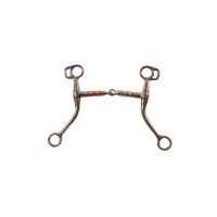 Mors de bride western Pool's inox et rouleaux cuivre Mors de bride western Pool's inox et rouleaux cuivre