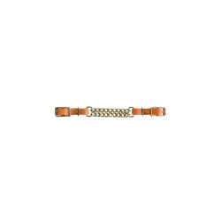 Gourmette cuir Lakota avec double chaîne Gourmette cuir Lakota avec double chaîne