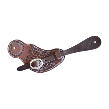 Courroies d'éperons Pool's wide 15-672 Marron