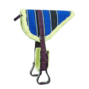 Tapis de monte à cru navajo Lakota avec étriers et sangle Tapis de monte à cru navajo Lakota avec étriers et sangle