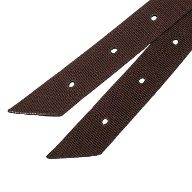 Sanglon nylon court Lakota Off-billet pour sangle western Marron