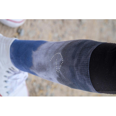 Chaussettes Equithème Havana Marine / gris Bleu