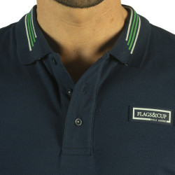 Polo enfant Veliko Flags & Cup Bleu marine