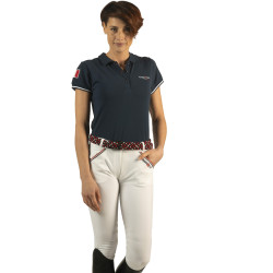 Pantalon France Collection femme Flags & Cup Blanc