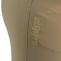 Pantalon Flags & Cup Yanista femme Taupe Marron