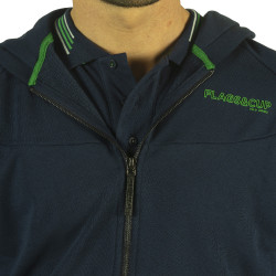 Sweat zippé homme Mako Flags & Cup Bleu marine Sweat zippé homme Mako Flags & Cup Bleu marine