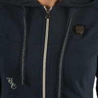 Sweat femme zip Naousa Flags & Cup Bleu marine Sweat femme zip Naousa Flags & Cup Bleu marine