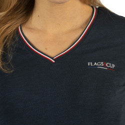 T-shirt femme France Collection Flags & Cup T-shirt femme France Collection Flags & Cup